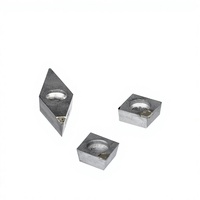 Outil de tournage externe en diamant monocristallin CNC MCD Hezuan, couramment utilisé, dureté HRC45 pour tour CNC