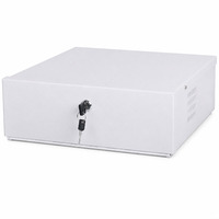 Boîte de sécurité DVR en acier de calibre 16 |   3 tailles : 15"/18"/24" |   Ventilateur intégré |   Verrou anti-effraction pour VCR NVR