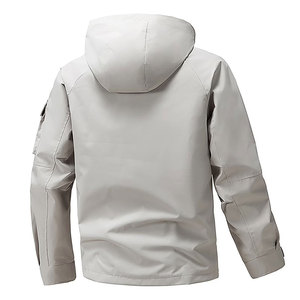 Chaquetas Softshell con Cremallera Personalizadas OEM al por Mayor, Chaqueta de Invierno para Hombre, Cortavientos con Capucha, Fabricante de Chaquetas para la Nieve - Product Image 2