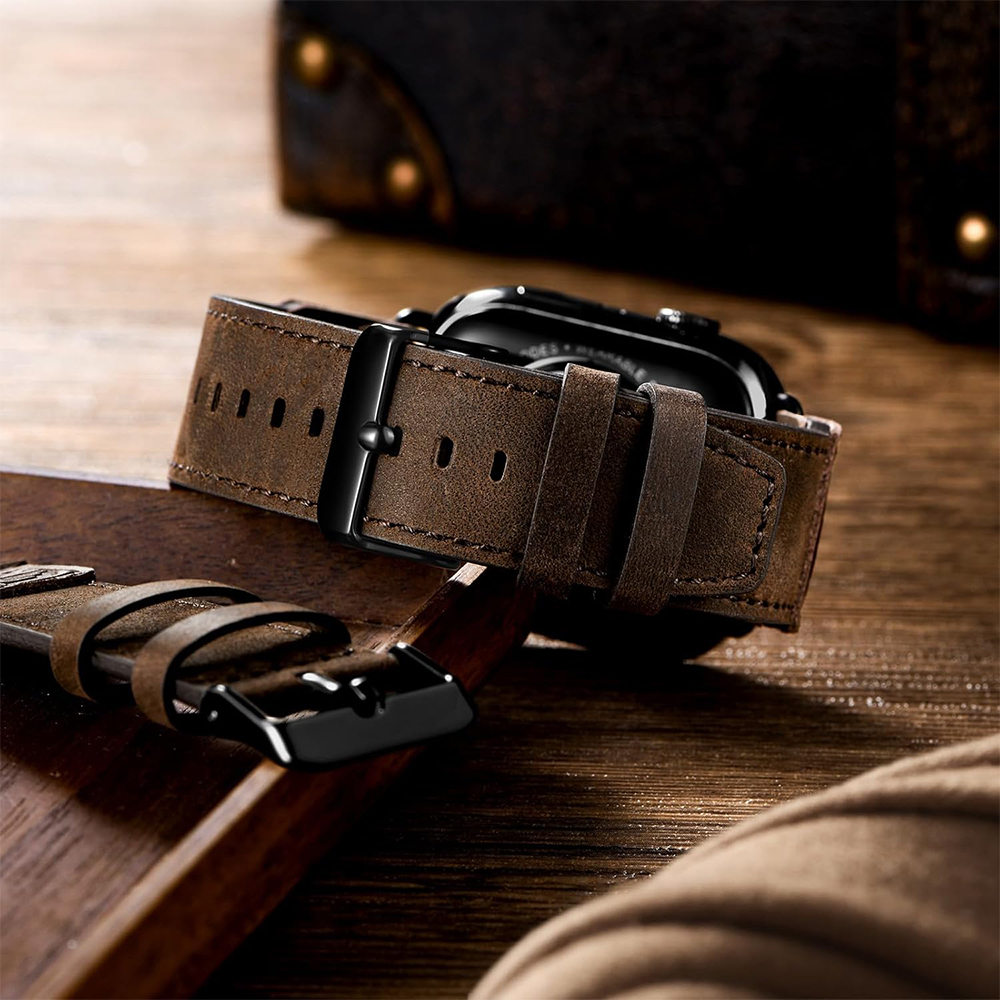 Smooth Cowhide Luxury Retro Watch Band Wear Resistant Soft Wrist Strap Genuine Leather Watchband Universal Replacement Wristband