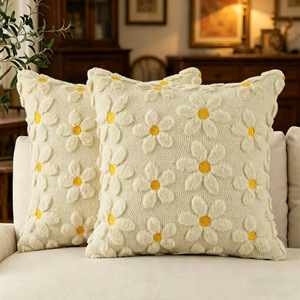 Funda de cojín de pana con degradado naranja-verde, estilo nórdico, para decoración de sofá de sala de estar, sin relleno. - Product Image 3