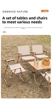 Chaise de camping moderne d'extérieur avec accoudoirs et dossier pliables, cadre en alliage d'aluminium - Légère pour la randonnée, la plage, la pêche, les pique-niques