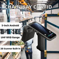 Lector de Mano UHF RFID de Largo Alcance con Escáner 2D para Chainway C5 Android 13