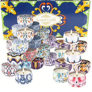 Caja de Regalo de Velas Aromáticas Personalizadas, Mezcla de Aromas de Marca Propia, Promoción Corporativa, Presentación de Colección de Lujo - Product Image 1