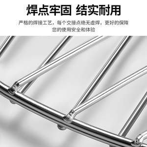 Grilles de barbecue papillon carrées en fil de fer, filet de cuisson double face pour hamburgers avec vis et verrouillage triangulaire - Product Image 3