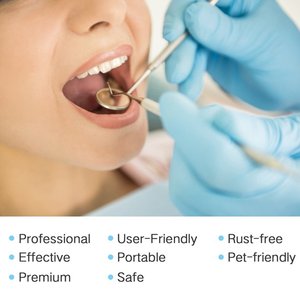 Strumenti per la pulizia dentale 5 pezzi Kit per l'igiene dentale strumenti per la scelta del dentista per uso domestico - Product Image 5
