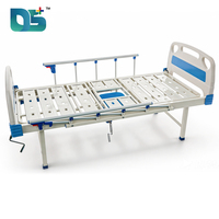 Cama Hospitalaria Manual Ajustable de Tres Funciones con Manivela y Baño Integrado para Ancianos, Mobiliario para Hospitales y Clínicas