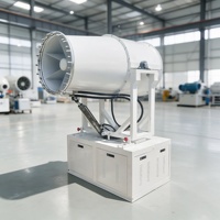 Canon à brouillard haute efficacité de 50 m avec sortie de gouttelettes fines pour applications de refroidissement extérieur