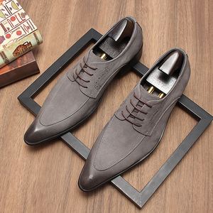 Luxurious Business Formal <b>Shoes</b> Leather Casual Men's Black Pointed-Toe <b>Height</b> <b>Increasing</b> Anti-Slip Breathable <b>Shoes</b> - Product Image 2