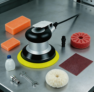 5 inches light-duty grinding machine 12000RPM Low <b>Air</b> Consumption <b>Can</b> work for a long time high safety factor feel accurate - Product Image 5