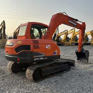 Excavatrices d'occasion Doosan Dx75lc-9c Dx75lc Dx75 7,5 tonnes 7 tonnes 8 tonnes Mini-excavatrice Équipement de chantier Matériel d'occasion Excavatrice sur chenilles - Product Image 1