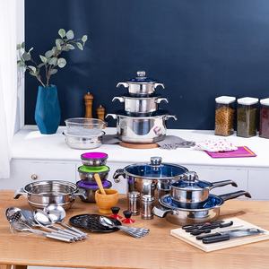 Xinyuan 다이 캐스트 조리기구 세트 재고 전기 요리 냄비 밥솥 유리 조리기구 세트 dessini 조리기구 세트 - Product Image 5