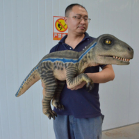 Marionnette de dinosaure animatronique, marionnette personnalisée, marionnette réaliste de bébé dinosaure, modèle de dinosaure animatronique