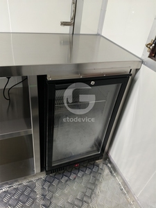 Camion per alimenti mobili più venduti servizio personalizzato standard degli stati uniti 4M camion fast <span class=keywords><strong>Food</strong></span> nero con macchina Snack - Product Image 6