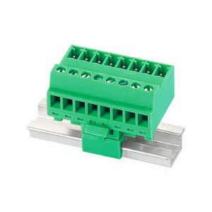 300V 8A KF2EDG-VK-3.81 Mm Pitch 2pins 24-16AWG Green Nickel-Plated Copper Plug-In <b>Terminal</b> Block PA66 Insulation UL94V-0 - Product Image 1