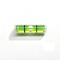 Niveau à bulle rond professionnel 6,5*26 mm, insert de niveau à bulle en acrylique haute précision pour outils de menuiserie et de construction