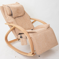 Fauteuil inclinable en cuir pour massage corporel complet avec télécommande sans fil pour la relaxation à la maison et sur le balcon