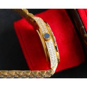 Drioshipping, nuevo reloj para hombre, reloj mecánico con incrustaciones de diamantes de colores degradados a la moda, resistente al agua y a prueba de golpes, multifuncional - Product Image 6