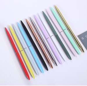 Bolígrafo de Metal Dorado de Lujo para Negocios, Impresión de Logotipo, Bolígrafo Personalizado con Logotipo, Bolígrafo de Metal Delgado con Mecanismo Giratorio - Product Image 6