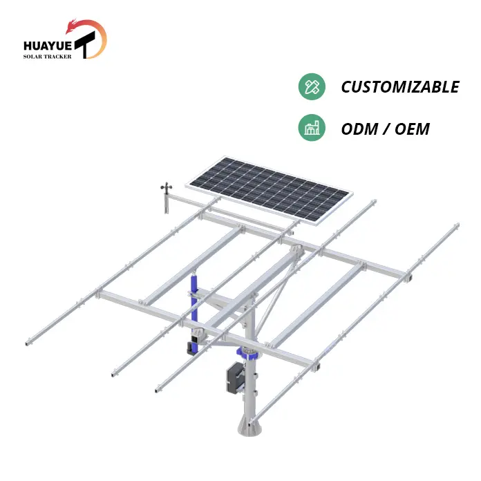 5KW 6KW HYS-10PV-144-LSD Manufacturer Direct Sales Dual Axis Solar Tracker Controller Dual Axis Tracking Stand Solar Tracker