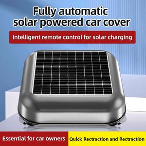 Funda <span class=keywords><strong>para</strong></span> <span class=keywords><strong>Coche</strong></span> Inteligente, Solar, Totalmente Automática, Impermeable, con Protección UV del 95%, Resistente a Arañazos, Liberación Rápida Inteligente por Control Remoto - Product Image 1
