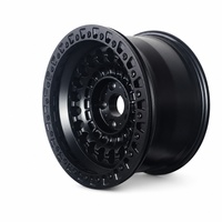 Jante en aluminium noir mat 18x8 ET40 5x114.3 64.3 CB avec motifs de rayons personnalisés, jante en alliage de rechange pour SUV et berlines japonaises, vente en gros