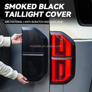 High Quality ABS Black Warrior Style Taillight <b>Cover</b> Decorative Tail <b>Light</b> Protector for BYD Leopard 5 Accessories - Product Image 5