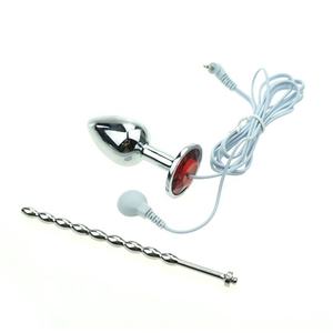 ปลั๊กอวัยวะเพศชายแบบกระตุ้นด้วยไฟฟ้าของผู้ชายปลั๊กเสียบสายสวนบริสุทธิ์ทางทวารหนักอุปกรณ์ช่วยตัวเองสำหรับผู้ชายของเล่นทางเพศพร้อมคุณสมบัติด้านเสียง - Product Image 3