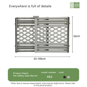 Barrière de sécurité pour <span class=keywords><strong>animaux</strong></span> de compagnie, nouvelle barrière rétractable d'intérieur, largeur réglable pour porte, <span class=keywords><strong>escalier</strong></span>, chien, chat, fournitures pour <span class=keywords><strong>animaux</strong></span> de compagnie - Product Image 4