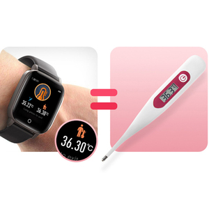 Đồng Hồ Thông Minh Bán Chạy Đồng Hồ Thông Minh Đo Nhiệt Độ Cơ Thể Với Nhịp Tim Huyết Áp Cho Nam Và Nữ - Product Image 4
