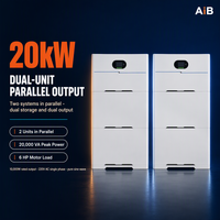 Onduleur solaire hybride tout-en-un empilable OEM avec batterie 10kW 15.07kWh 48V 314Ah pour stockage solaire commercial