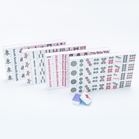 Table de Mahjong Électrique Automatique en Mélamine 36mm Version Taïwanaise pour 4 Joueurs, Imprimée à la Machine