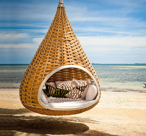 BFP Trang Chủ Phong Cách Châu Âu Nội Thất Ngoài Trời Mây Sofa Giường Phổ Biến Đồ Nội Thất Sân Vườn Chất Lượng Cao Mây Đặt - Product Image 2