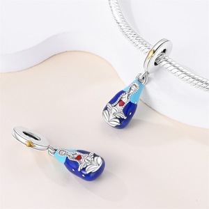 Colgante de Plata 925 con Esmalte de Cobre de la Virgen María, Amuleto de Joyería, Pulsera de Nuestra Señora, Regalo Religioso para Mujeres Católicas - Product Image 5