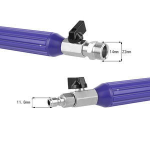 Pulvérisateur haute pression M22 14 en acier inoxydable, débit réglable, jet direct, machine de lavage de voiture, buse à eau - Product Image 2