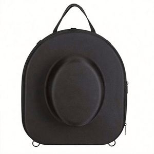 Portable Eco-Friendly Zipper Closure EVA <b>Hat</b> Storage <b>Box</b> Luxury Casual Waterproof Hard Shell Baseball <b>Hat</b> Case for Travel - Product Image 1