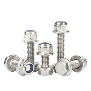 10.9 mạ kẽm Hex mặt bích đầu vít 12mm-50mm M6 x 10mm M8 M10 M12 M14 M16 hình lục giác mặt bích đầu bu lông màu kẽm 4.8 8.8 - Product Image 5