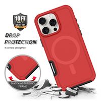 Étui de téléphone magnétique antichoc pour iPhone 16 Pro Max, étui de téléphone personnalisé en gros pour iPhone