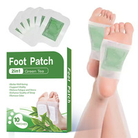 10 patchs pour pieds détox à base de plantes avec matériau vitaminé pour le soulagement du stress et le sommeil profond