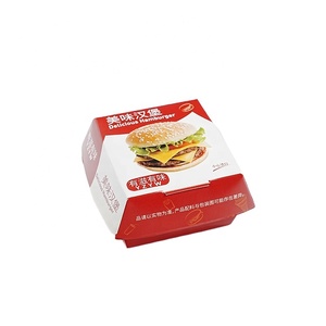 Bán buôn tùy chỉnh thức ăn nhanh với bao bì giấy thân thiện với môi trường và phân hủy sinh học Burger hộp - Product Image 5