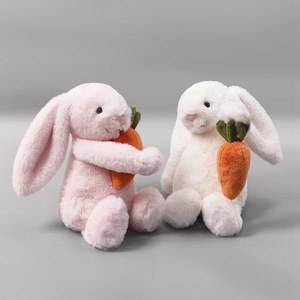 Peluche <span class=keywords><strong>Bugs</strong></span> <span class=keywords><strong>Bunny</strong></span>, le lapin qui embrasse la carotte, pour filles, enfants, cadeau apaisant pour anniversaire - Product Image 3