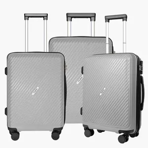 Nieuwkomers Zilveren Handbagage 20 ''24'' En 28 Inch Grote Koffer Vrouwen Maleta Viaje