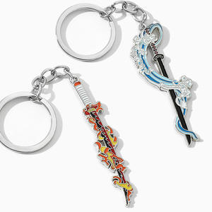 Porte-clés <span class=keywords><strong>Demon</strong></span> Slayer Sun Blade, accessoires de cosplay, pendentif personnalisé - Product Image 4