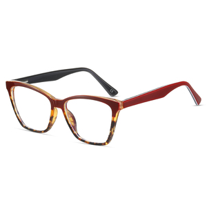 Tendance de la mode mélange des lunettes cadre anti-lumière bleue <span class=keywords><strong>miroir</strong></span> de lumière plat <span class=keywords><strong>plein</strong></span> cadre avec plaque de <span class=keywords><strong>pied</strong></span> à ressort - Product Image 3