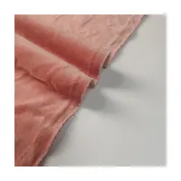 Süper yumuşak kore İtalyan kapitone leopar streç şerit pembe pamuk Polyester kadife kadife kumaş kanepe toptan