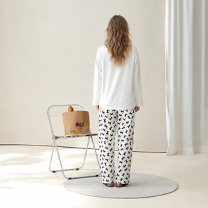 <span class=keywords><strong>Pyjama</strong></span> en coton pour femmes et filles, prix bas, haute qualité, personnalisé, respirant, taille élastique - Product Image 2