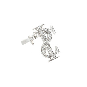Stk Ring Full Diamond Round Brilliant Cut Unisex Index Finger Jewelry Everyday Wear - Product Image 2