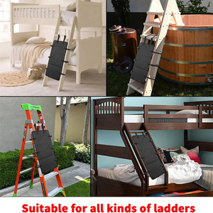 Childrens <b>Bed</b> Ladder Safety Cover Anti Fall Guard For <b>Double</b> Decker <b>Bed</b> <b>Black</b> Gray Fabric Protective Board - Product Image 2
