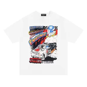 Quality t-shirt oversized unisex 2022 custom T shirt Wholesale Streetstyle XL 220 gsm men's t-shirts White t-shirt