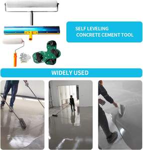 Набор базовых инструментов для нанесения самовыравнивающегося цементного покрытия на полы: для эпоксидных, бетонных и терраццо покрытий, с шипованным валиком, шипованными накладками и кельей - Product Image 5